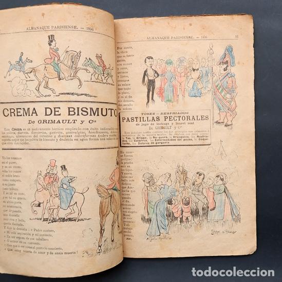 Libros antiguos: LIBRO ALMANAQUE PARISIENSE 1896 - Foto 5