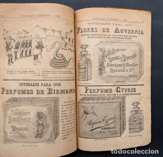 Libros antiguos: LIBRO ALMANAQUE PARISIENSE 1896 - Foto 6