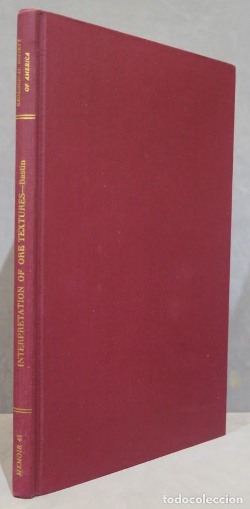 Libros antiguos: INTERPRETATION OF ORE TEXTURES. BASTIN - Foto 1