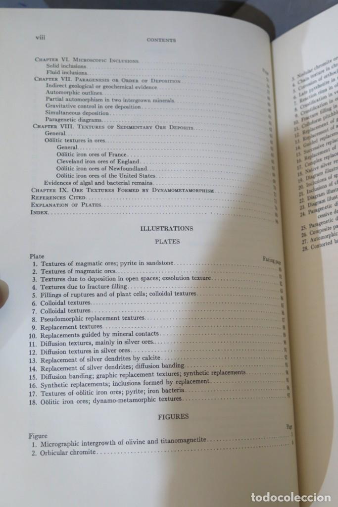 Libros antiguos: INTERPRETATION OF ORE TEXTURES. BASTIN - Foto 3