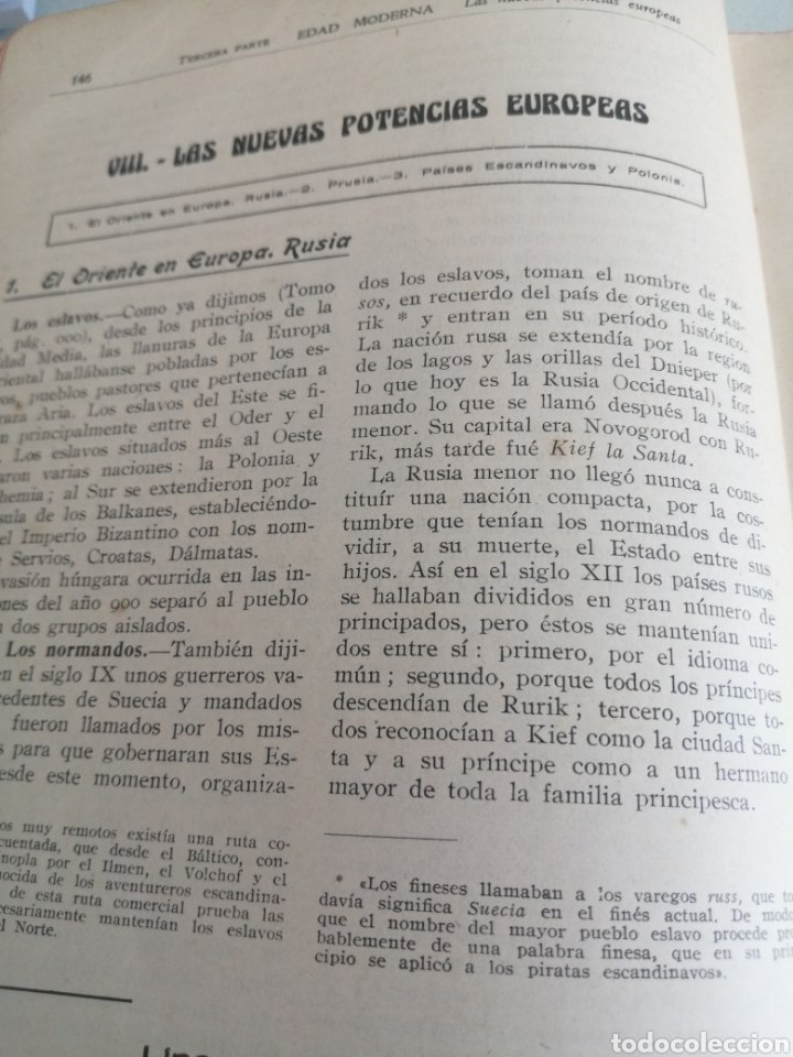 Libros antiguos: COMPENDIO DE HISTORIA GENERAL. 1935 - Foto 5