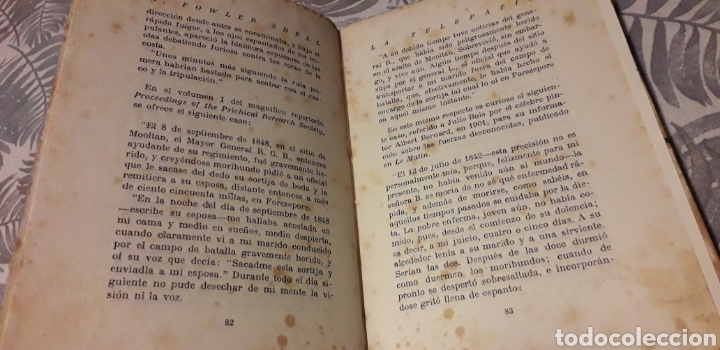 Libros antiguos: LA TELEPAT&Iacute;A, W. FOWLER SHELL, - Foto 4