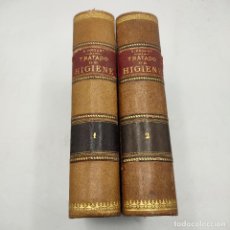 Libros antiguos: TRATADO DE HIGIENE. A.PROUST. 2 TOMOS. 1903. SUCESORES DE HERNANDO. 928-944 PAGINAS..