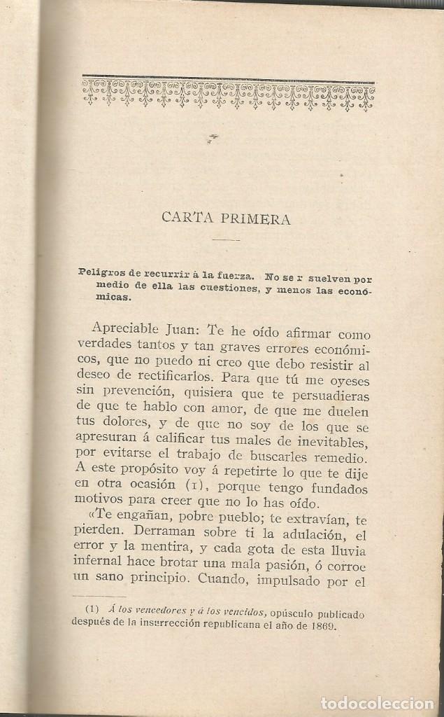 Libros antiguos: CARTAS A UN OBRERO - CONCEPCION ARENAL - Foto 5