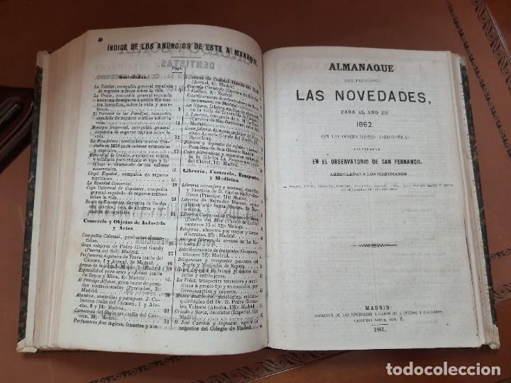 Libros antiguos: Almanaque de la Iberia 1860 y 1862 - Foto 11