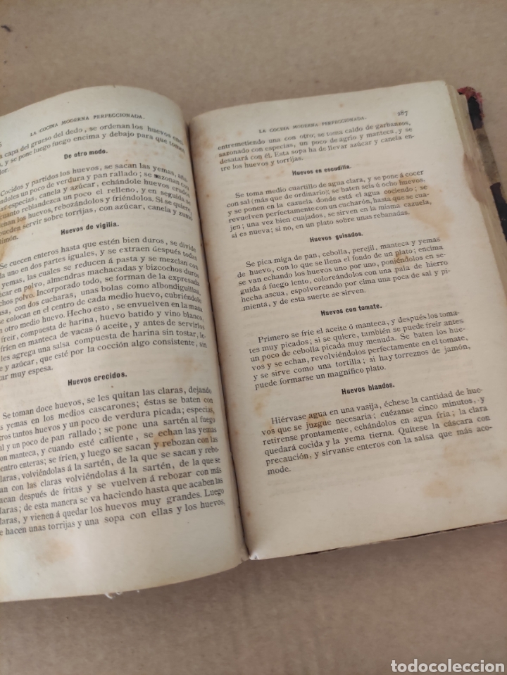Libros antiguos: La cocina moderna perfeccionada tratado completo del arte culinario - Foto 7 - 294098548