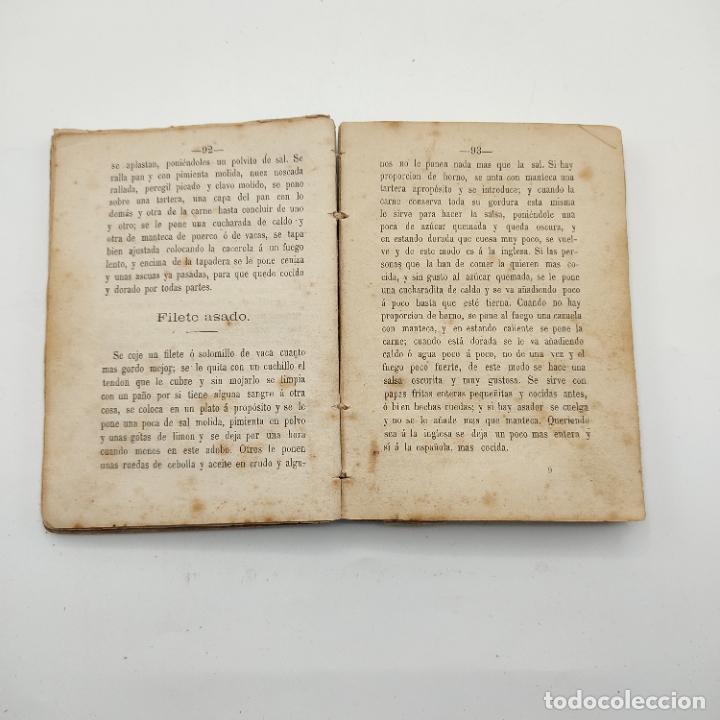 Libros antiguos: EL COCINERO ESPAÑOL Y LA PERFECTA COCINERA. GUILLERMO MOYANO. 2ª ED. 1873. PAGS. 317. - Foto 3 - 294573193