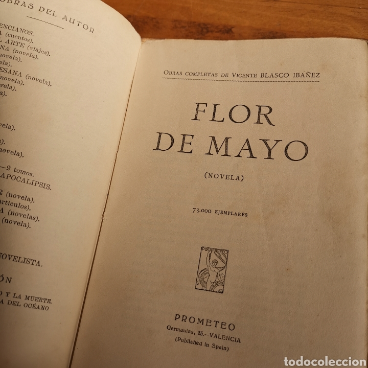 Libros antiguos: Libro Flor de Mayo, de V. Blasco Ib&aacute;&ntilde;ez. 1895 ? - Foto 6