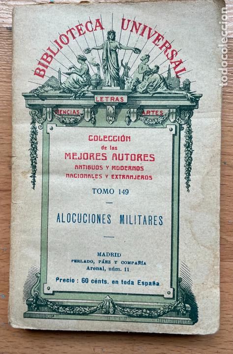Libros antiguos: ALOCUCIONES MILITARES, Tomo 149 - Foto 1