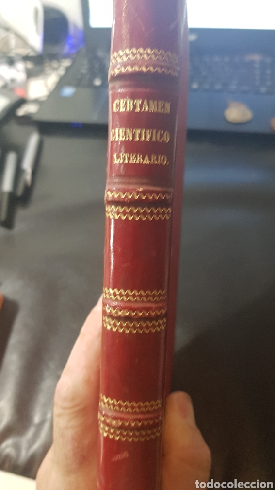 Libros antiguos: Libro certamen Cient&iacute;fico Literario Reus 1878 - Foto 1