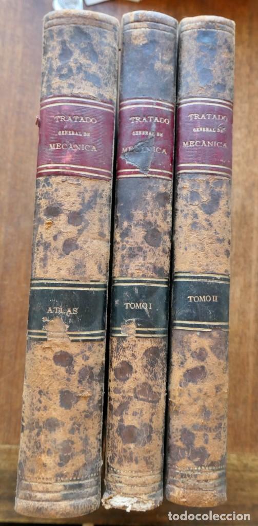 Libros antiguos: TRATADO GENERAL DE MECANICA-3 TOMOS I Y II DE TEXTO Y 1 DE ATLAS-REULEAUX-F. NACENTE-1886-87 - Foto 1 - 295644598
