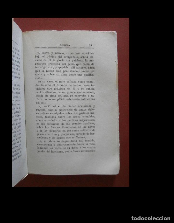 Libros antiguos: Eleonora. (Novela de Vida Artist&iacute;ca). Vargas Vila - Foto 3