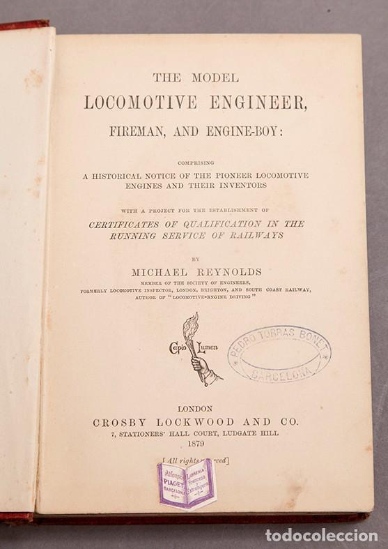 Libros antiguos: Locomotive Engineer - 1879 - Michael REYNOLDS - Foto 3