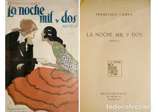 Libros antiguos: CAMBA, Francisco. La noche mil y dos. Novela. S.a. (1930). - Foto 1