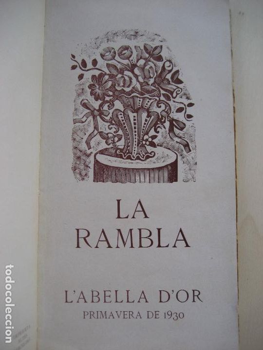 Libros antiguos: Barcelona. La Rambla 1930. LAbella dOr. - Foto 2