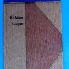 Libros antiguos: NOBILIARI TARGARÍ. LLUIS SARRET I PONS, PVRE. ARTS GRÀFIQUES F. CAMPS CALMET. TÀRREGA, 1931.