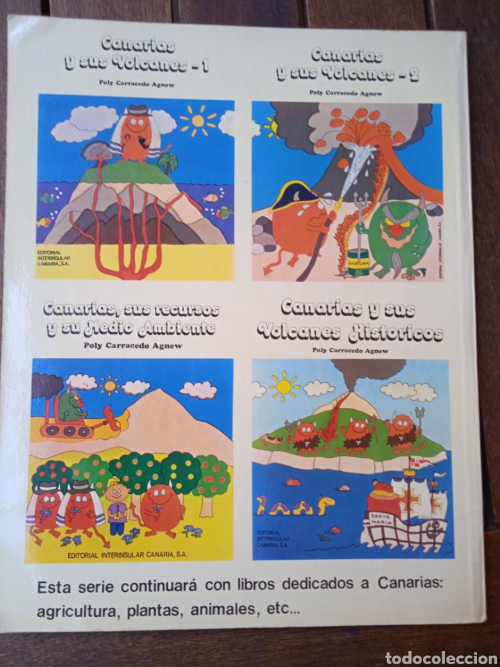 Libros antiguos: Canarias y sus volcanes 2. Poly Carracedo. - Foto 2