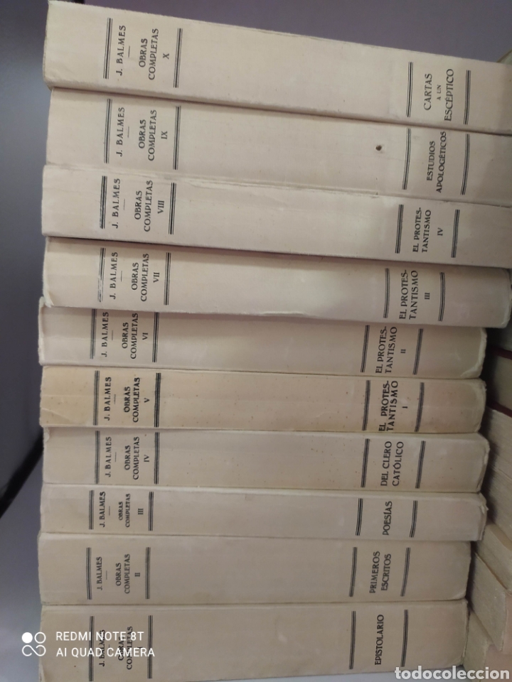 BALMES OBRAS COMPLETAS 1925- 1927. 33 VOLUMENES (Libros Antiguos, Raros y Curiosos - Pensamiento - Otros)