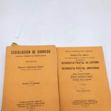 Libros antiguos: LEGISLACIÓN DE CORREOS Y GEOGRAFÍA POSTAL DE ESPAÑA Y GEOGRAFÍA POSTAL UNIVERSAL 1933. Lote 297512248