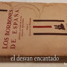 Libros antiguos: LOS BORBONES DE ESPAÑA, PATOLOGÍA DE UNA DINASTÍA DEGENERADA, 1931. GONZALO DE REPARAZ. Lote 297669383