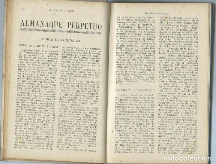 Libros antiguos: EL A&Ntilde;O EN LA MANO: 1926 - Foto 3