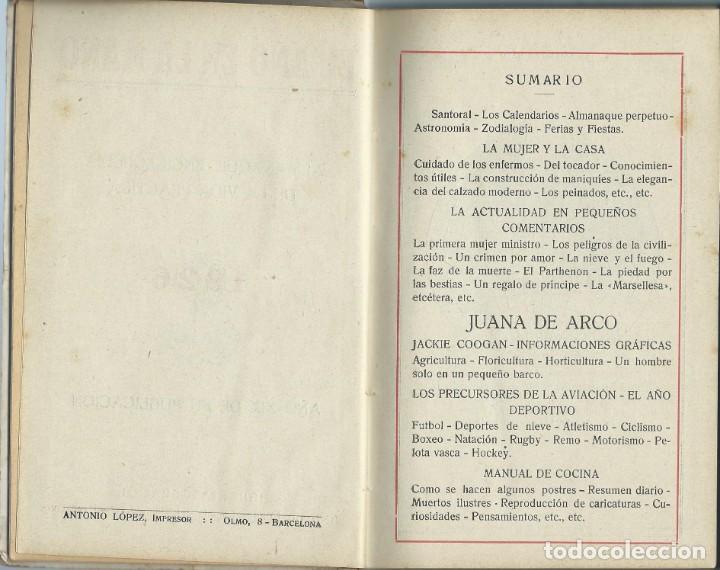 Libros antiguos: EL A&Ntilde;O EN LA MANO: 1926 - Foto 5