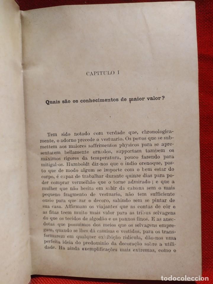 Libros antiguos: 1927. Educa&ccedil;ao. Herbert Spencer. - Foto 4