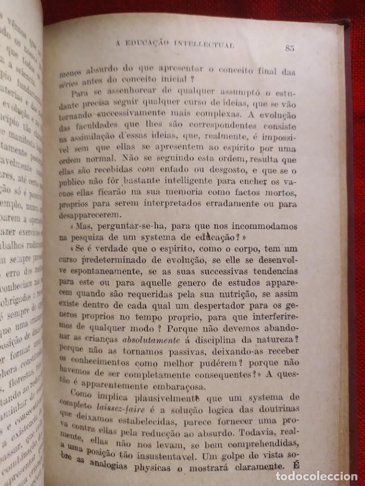 Libros antiguos: 1927. Educa&ccedil;ao. Herbert Spencer. - Foto 8