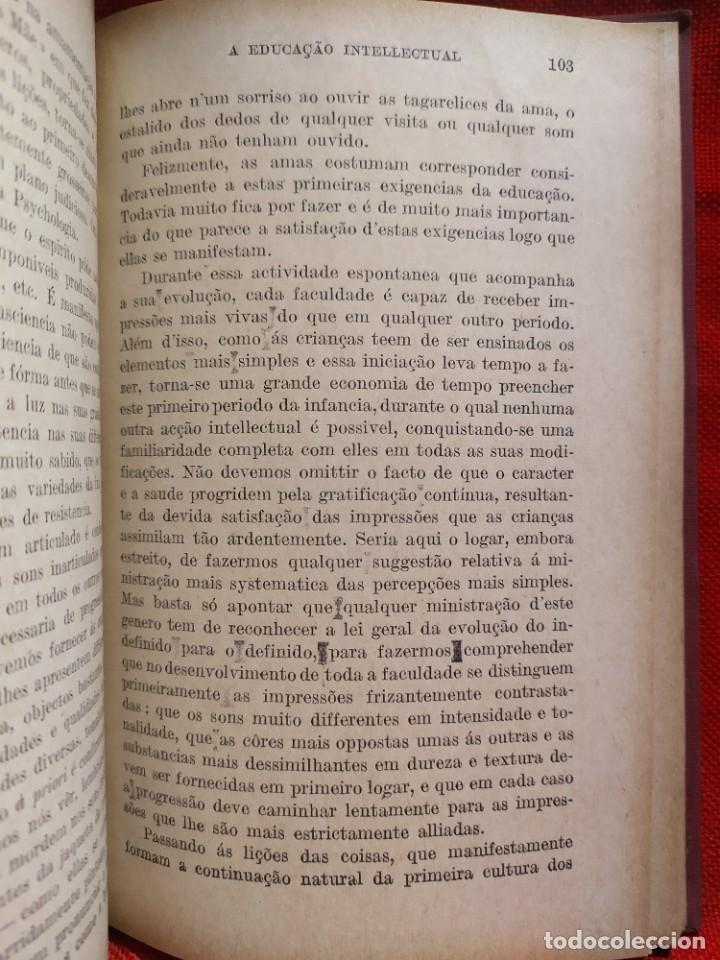 Libros antiguos: 1927. Educa&ccedil;ao. Herbert Spencer. - Foto 9