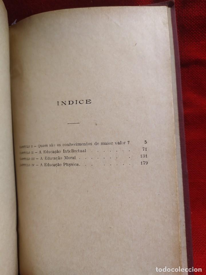 Libros antiguos: 1927. Educa&ccedil;ao. Herbert Spencer. - Foto 16