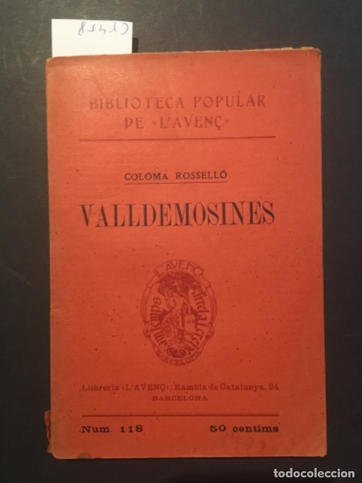 Libros antiguos: VALLDEMOSINES, COLOMA ROSSELLO, 1911 - Foto 1