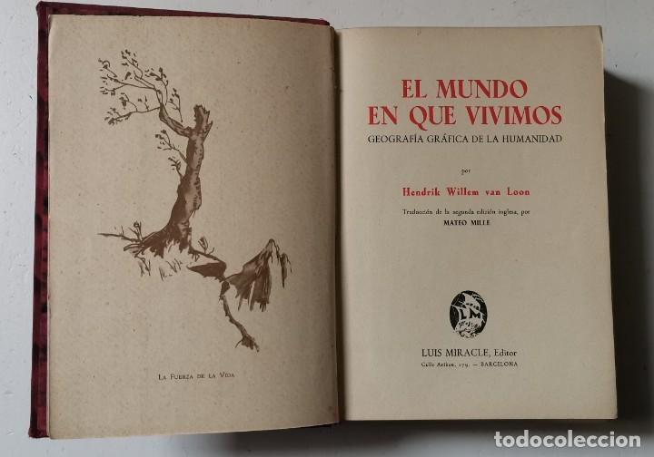 Libros antiguos: El mundo en que vivimos - Foto 5