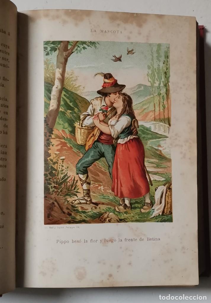 Libros antiguos: La mascota, novela popular - Foto 6