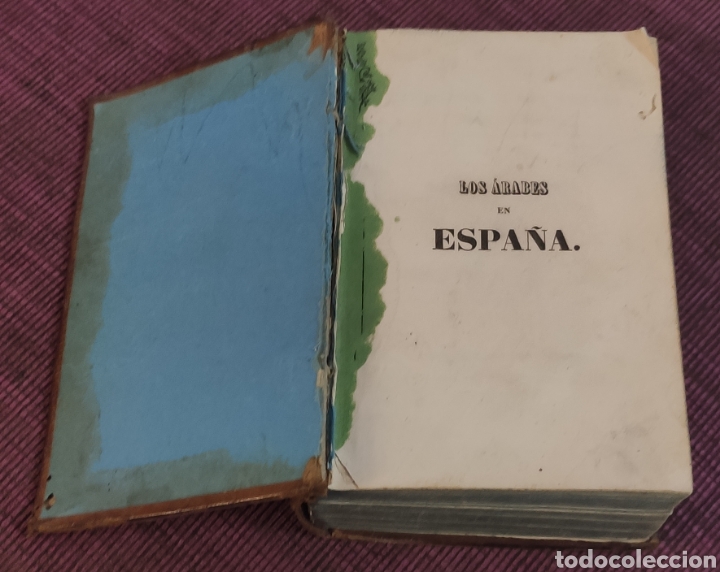 Libros antiguos: Los &aacute;rabes en Espa&ntilde;a tomo I. 1844 - Foto 3