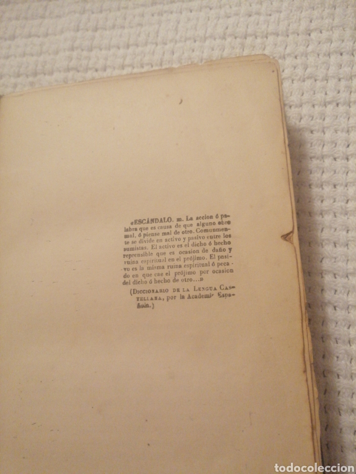 Libros antiguos: El Esc&aacute;ndalo. Novela 1880 - Foto 6