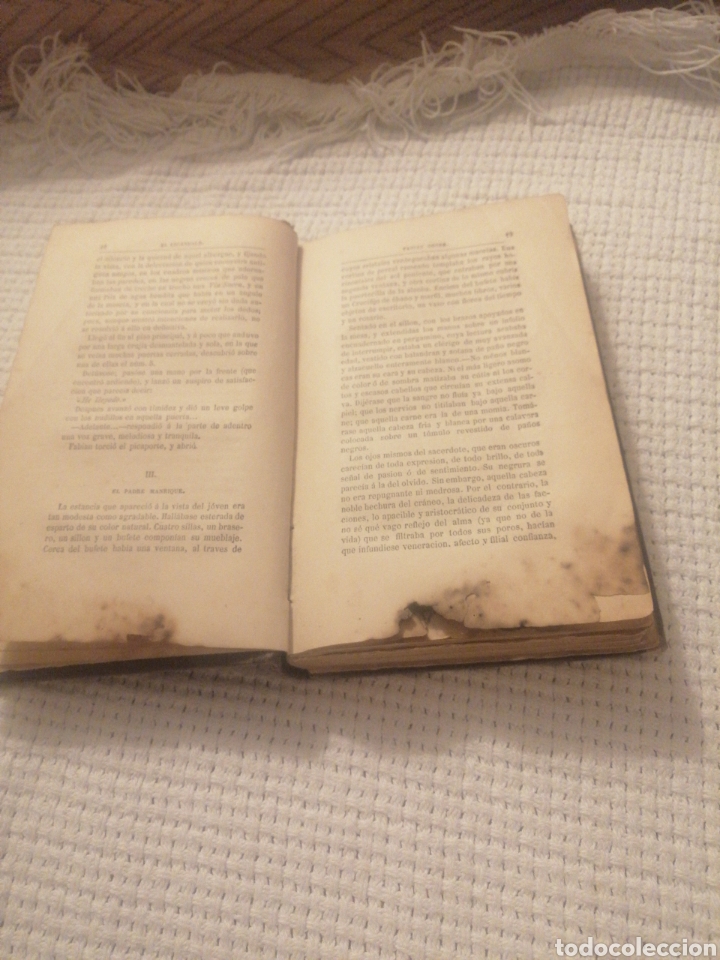 Libros antiguos: El Esc&aacute;ndalo. Novela 1880 - Foto 8