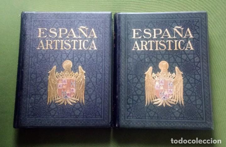 Libros antiguos: ESPA&Ntilde;A ART&Iacute;STICA Y MONUMENTAL - COMPMETA DOS VOLUMENES - Foto 1