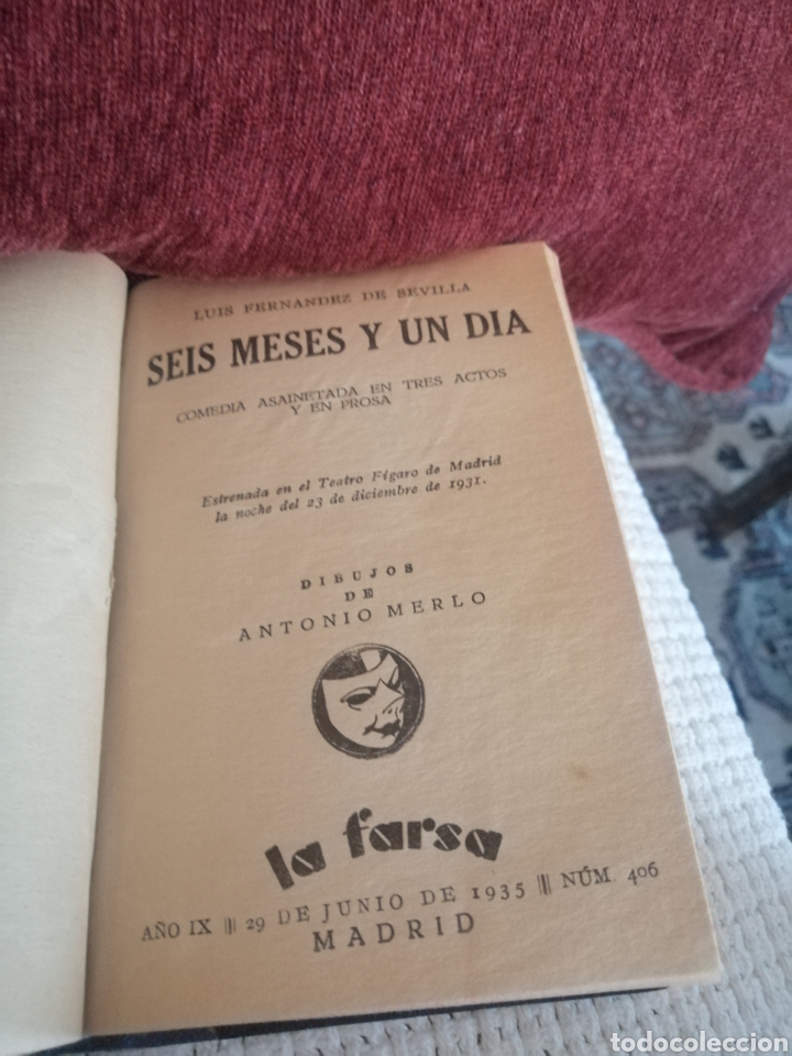 Libros antiguos: Tomos Obras Teatro. Colec. La Farsa - Foto 12