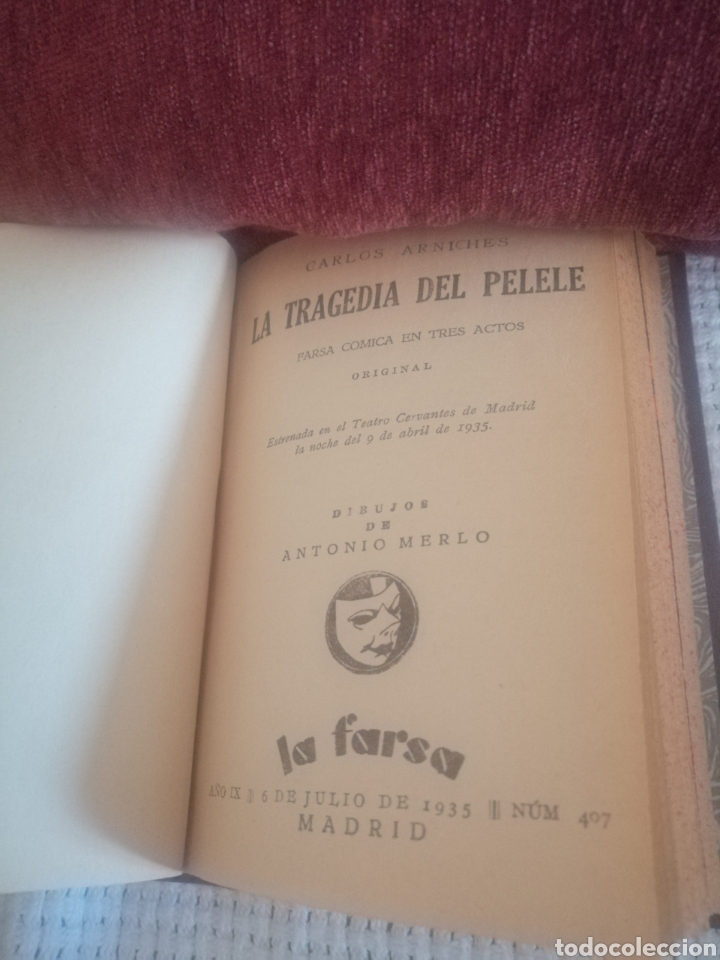 Libros antiguos: Tomos Obras Teatro. Colec. La Farsa - Foto 14