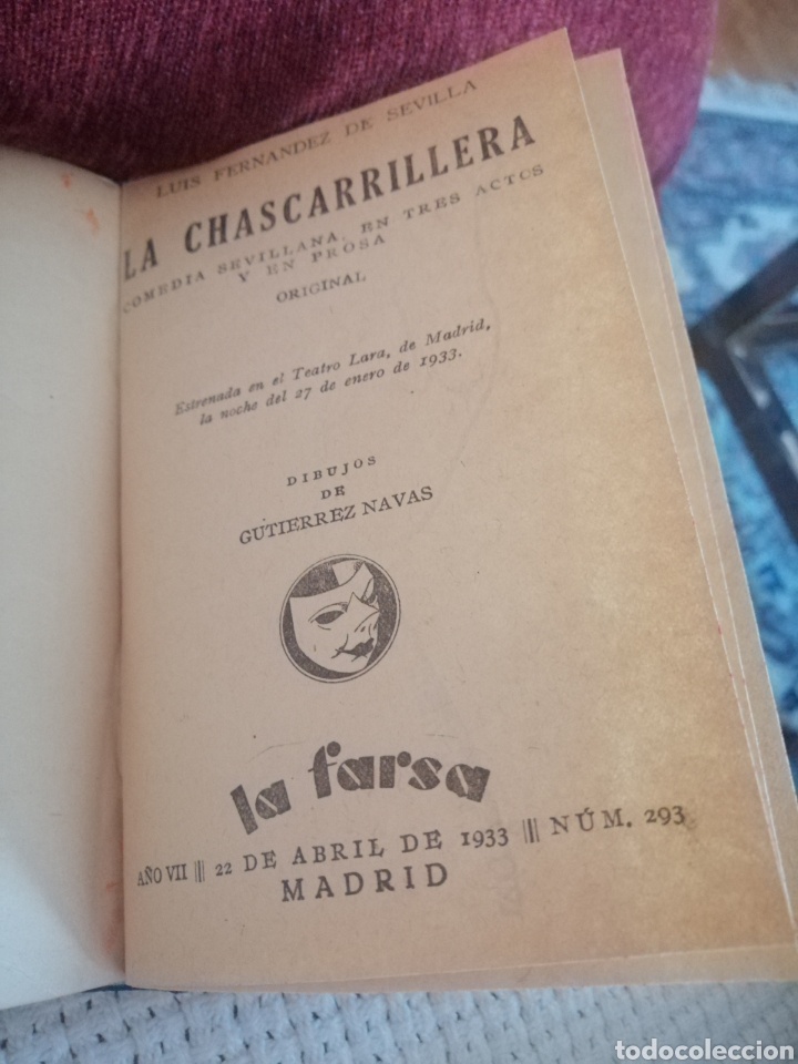 Libros antiguos: Tomos Obras Teatro. Colec. La Farsa - Foto 15