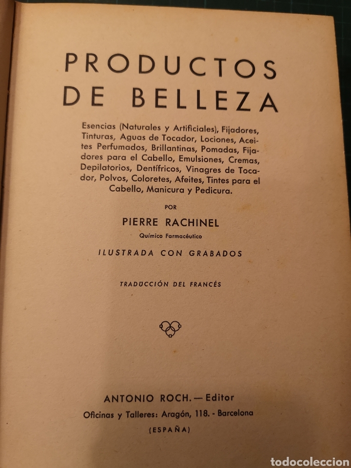 Libros antiguos: Productos de Belleza - Foto 4