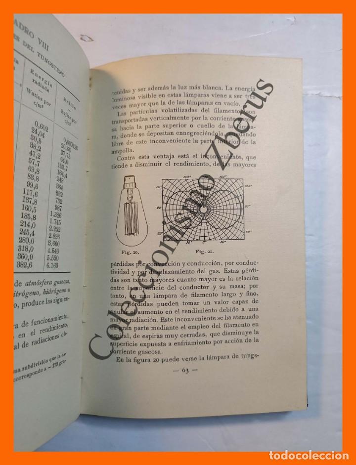 Libros antiguos: MANUAL de Luminotecnia - Foto 3