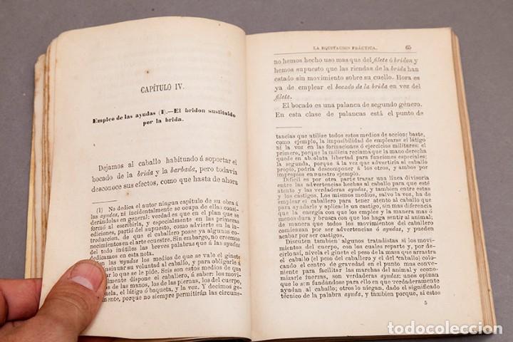 Libros antiguos: LA EQUITACI&Oacute;N PRACTICA - J. PELLIER (HIJO) - 1877 - Foto 4