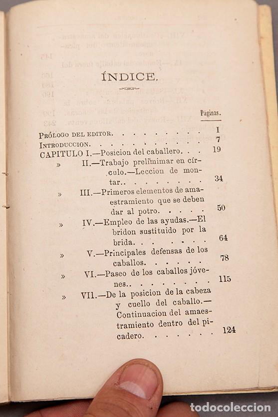 Libros antiguos: LA EQUITACI&Oacute;N PRACTICA - J. PELLIER (HIJO) - 1877 - Foto 6