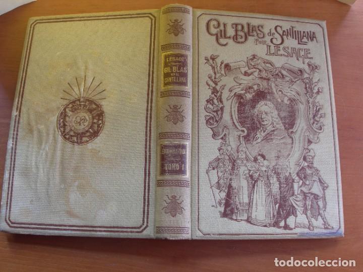 Libros antiguos: GIL BLAS DE SANTILLANA / LESAGE / 2 TOMOS - Foto 1