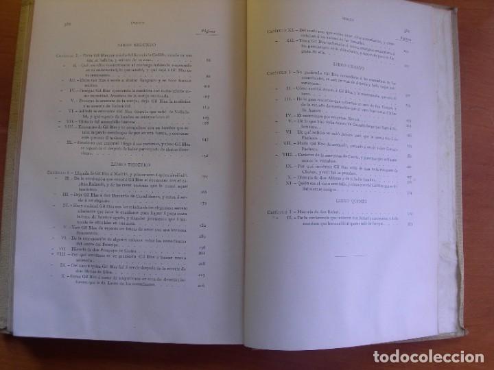 Libros antiguos: GIL BLAS DE SANTILLANA / LESAGE / 2 TOMOS - Foto 5