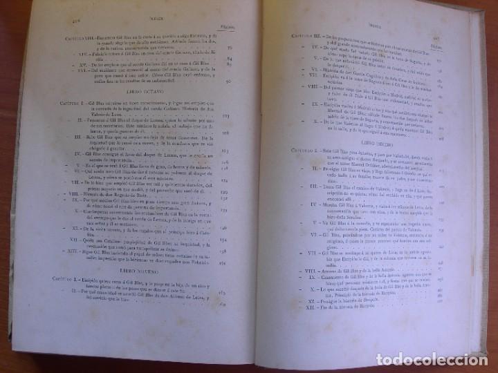 Libros antiguos: GIL BLAS DE SANTILLANA / LESAGE / 2 TOMOS - Foto 10