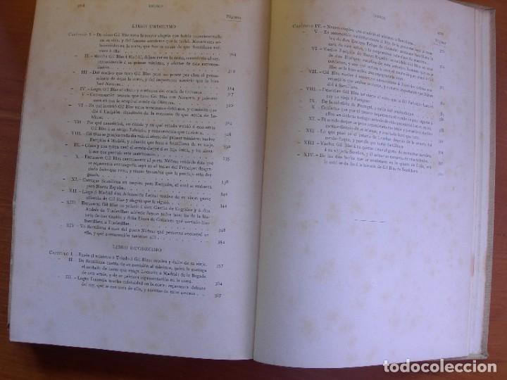 Libros antiguos: GIL BLAS DE SANTILLANA / LESAGE / 2 TOMOS - Foto 11