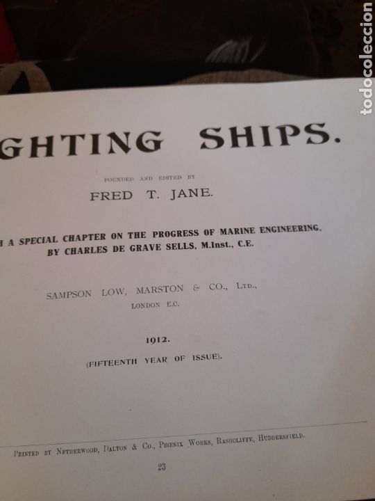 Libros antiguos: Fightig Ship 1912 - Foto 6