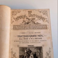 Livres anciens: 1864 LIBRO THE IMPERIAL DICTIONARY OF UNIVERSAL BIOGRAPHY -. Lote 299299013